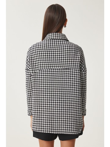 Happiness Istanbul Blousejas zwart/wit