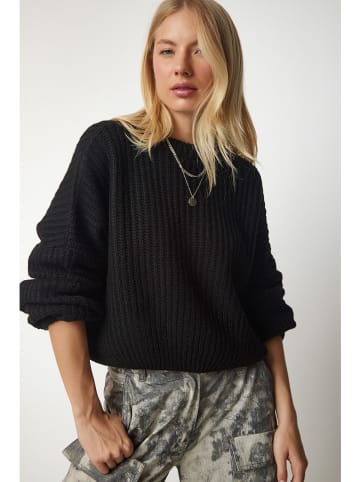 Happiness Istanbul Sweter w kolorze czarnym