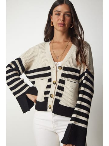 Happiness Istanbul Vest beige/zwart