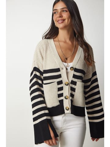 Happiness Istanbul Vest beige/zwart