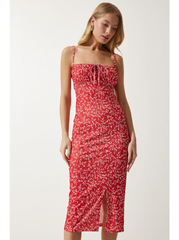 Happiness Istanbul Sukienka w kolorze czerwono-białym