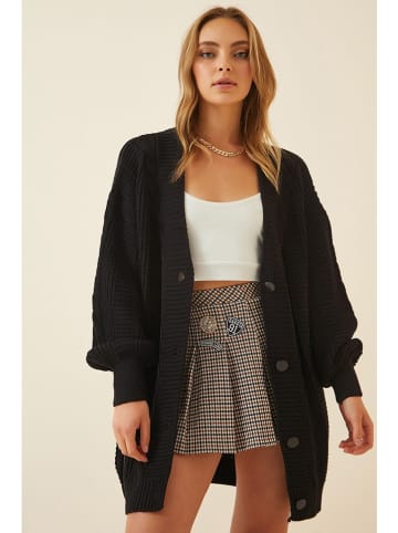 Happiness Istanbul Cardigan in Schwarz