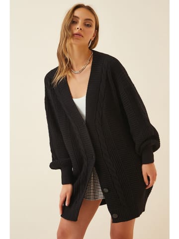 Happiness Istanbul Cardigan in Schwarz