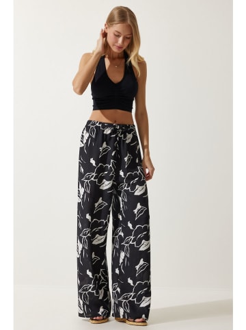 Happiness Istanbul Broek zwart/wit