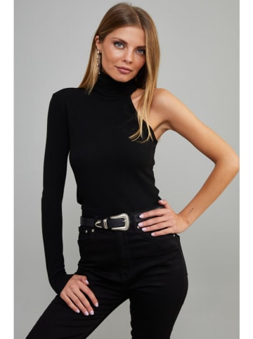 Cool & Sexy Bluse in Schwarz