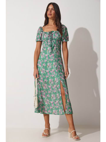 Happiness Istanbul Sukienka w kolorze zielonym
