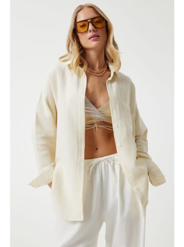 Happiness Istanbul Bluse in Creme