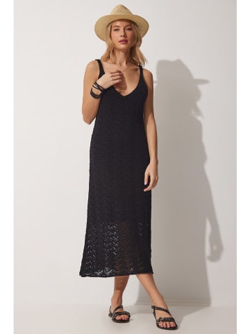 Happiness Istanbul Strickkleid in Schwarz