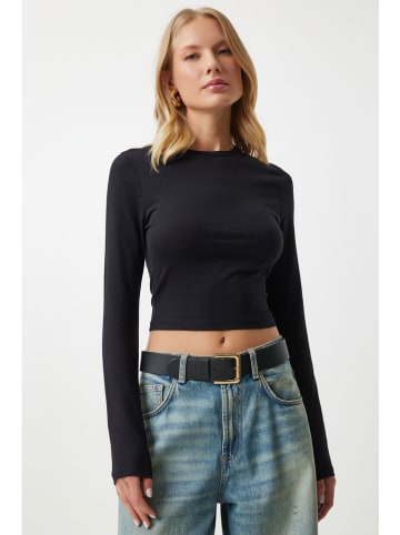 Happiness Istanbul Longsleeve in Schwarz