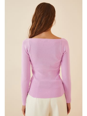 Happiness Istanbul Sweter w kolorze jasnoróżowym