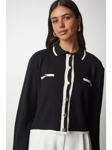 Happiness Istanbul Cardigan in Schwarz