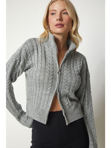 Happiness Istanbul Cardigan in Grau