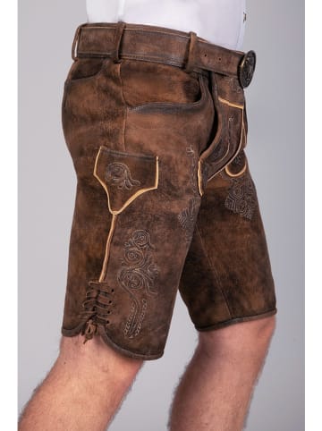 Edelnice Lederhose "Bernd" in Brau