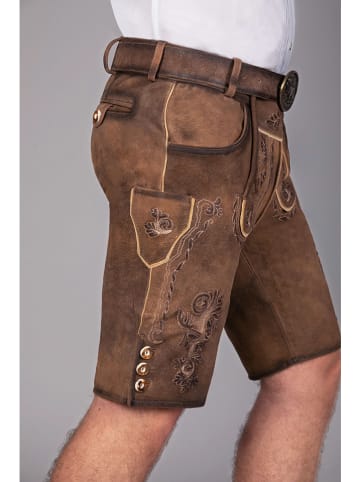 Edelnice Lederhose "Markus" in Braun