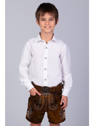 Edelnice Trachtenhemd "Max" in Weiß