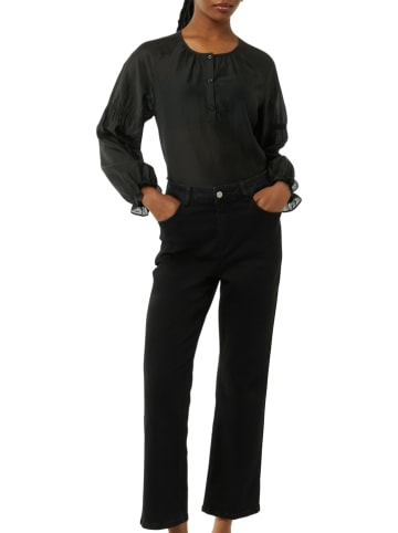 comma Bluse in Schwarz