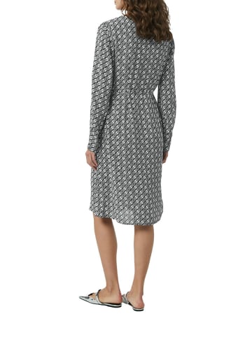 comma Kleid in Schwarz/ Grau