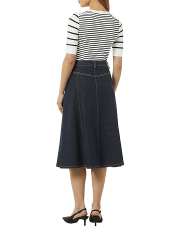 comma Pullover in Weiß/ Schwarz