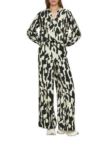 s.Oliver Marlenehose in Schwarz/ Beige
