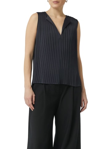 comma Bluse in Schwarz