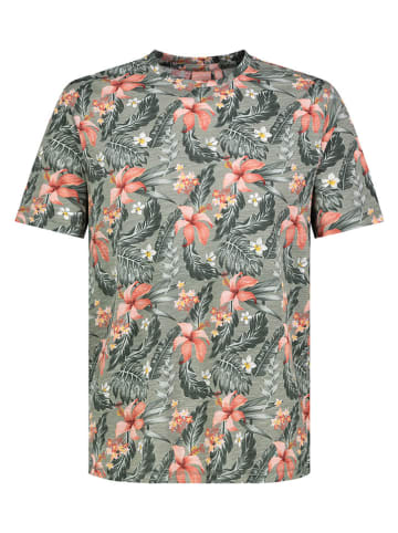 Eight2Nine Shirt in Grün/ Apricot