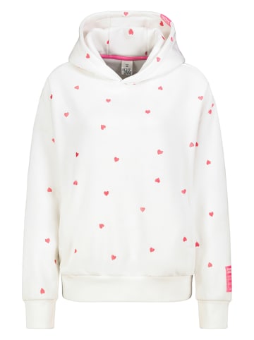 Eight2Nine Hoodie in Weiß/ Pink