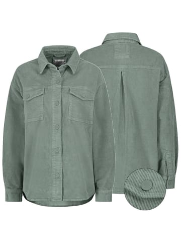 Eight2Nine Cordhemd in Grün