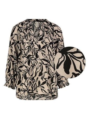 Eight2Nine Bluse in Beige/ Schwarz