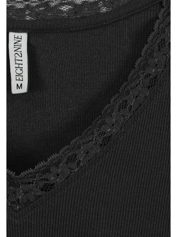 Eight2Nine Longsleeve in Schwarz