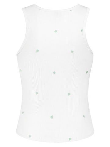 Eight2Nine Top in Weiß/ Grün