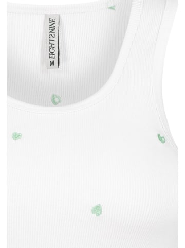 Eight2Nine Top w kolorze biało-zielonym