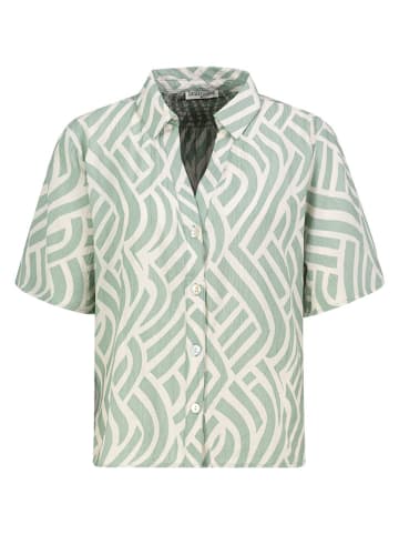 Eight2Nine Bluzka w kolorze zielono-kremowym