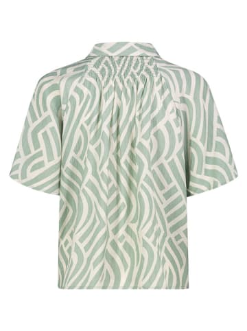 Eight2Nine Bluzka w kolorze zielono-kremowym