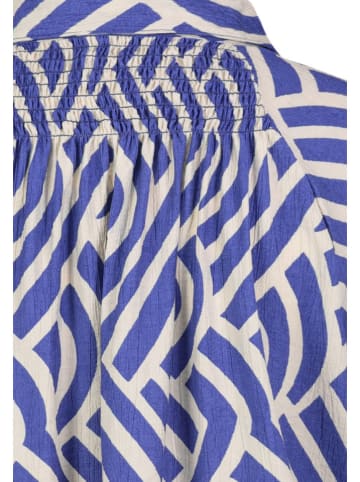 Eight2Nine Bluse in Blau/ Creme