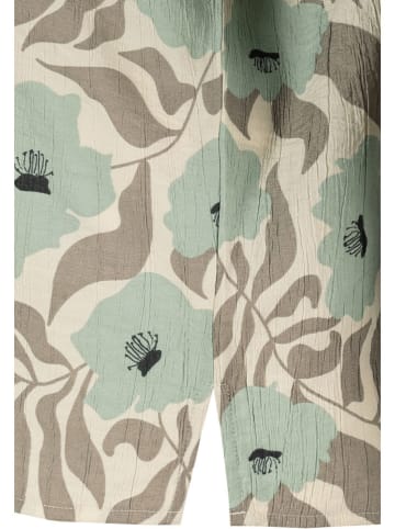 Eight2Nine Bluse in Hellbraun/ Grün/ Creme