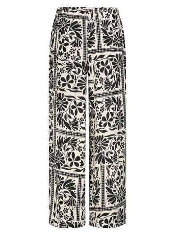 Eight2Nine Spodnie w kolorze czarno-kremowym