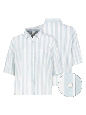 Eight2Nine Hemd in Hellblau/ Weiß