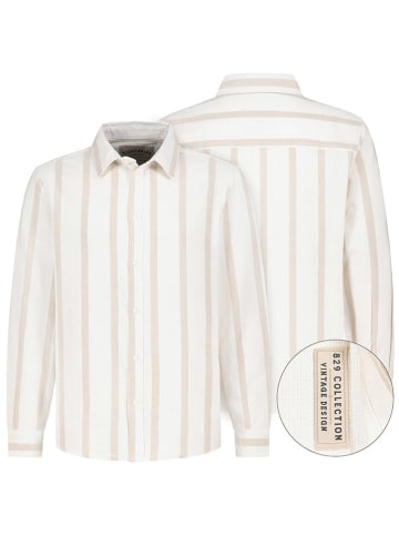 Eight2Nine Koszula w kolorze beżowo-białym