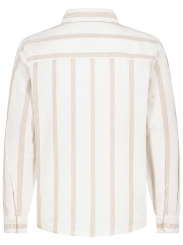 Eight2Nine Hemd in Weiß/ Beige