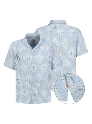 Eight2Nine Koszula w kolorze błękitno-białym