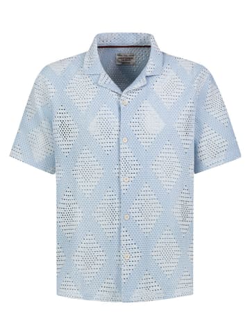 Eight2Nine Hemd in Hellblau/ Weiß