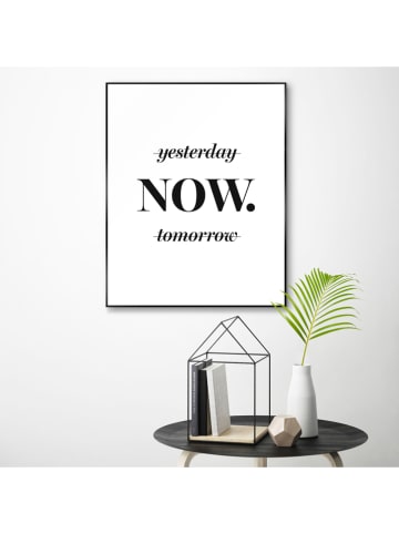 Orangewallz Ingelijste kunstdruk "Now"