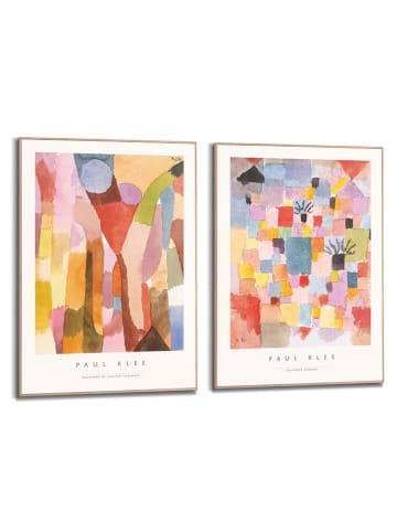 Orangewallz Druki artystyczne (2 szt.) "Paul Klee" w ramce