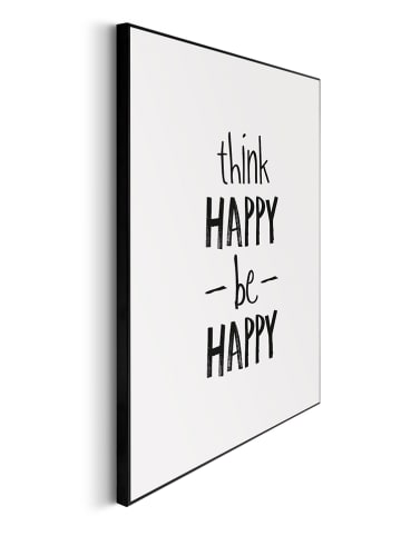 Orangewallz Gerahmter Kunstdruck "Happy"