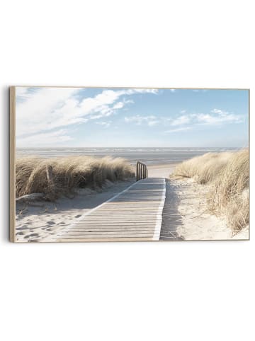 Orangewallz Ingelijste kunstdruk "Path to Beach"