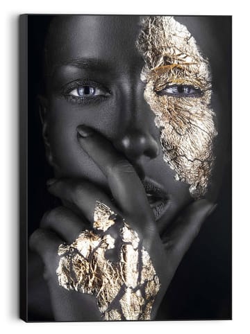 Orangewallz Kunstdruk "Gold Touch Hand"