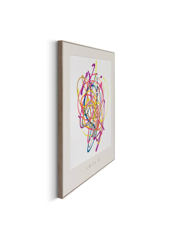 Orangewallz Druk artystyczny w ramce