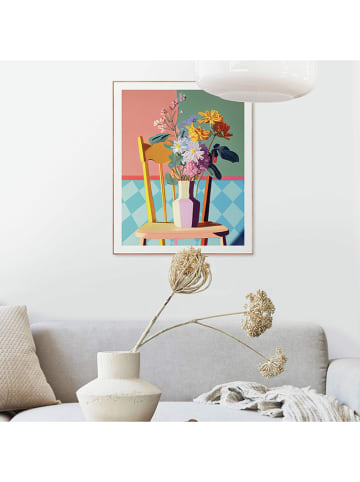 Orangewallz Gerahmter Kunstdruck