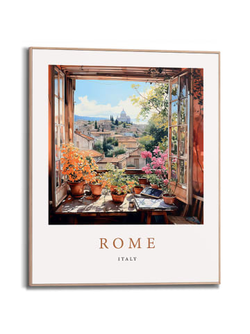 Orangewallz Ingelijste kunstdruk - (B)40 x (H)50 cm