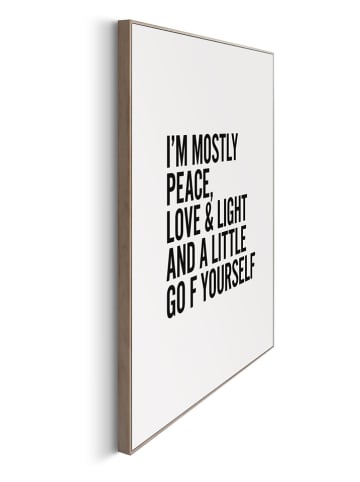 Orangewallz Ingelijste kunstdruk "Mostly Light" - (B)40 x (H)50 cm